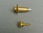 Ibanez Acoustic Electric End Pin Jack # 5AJK02E With Strap Button Gold. Fixed Price $5.99.