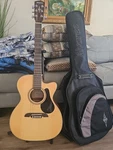 Alvarez RF26CE Om/folk Acoustic-electric Guitar. Fixed Price $174.00.