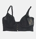 India Loves Pour Moi Women's Size 32C Black Underwired Bralette Front New. Fixed Price $27.26.