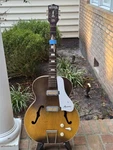 Video 1966 Harmony Hollywood H-41 H41 Sunburst Archtop Hollowbody Guitar. Fixed Price $489.00.