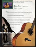 1993 Print Ad For Alvarez-yairi DY70 Guitar W/ Kip Winger Of. Fixed Price $11.00.