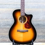 Guild OM-140CE Antique Burst Spruce Top Orchestra Cutaway Acoustic El. Guitar. Fixed Price $949.99.