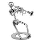 Broadway Gift 6" Silver Tone Player Figurine - Metal Trumpeter Figure.... Fixed Price $34.37.