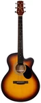 Jasmine S34C Nex Orchestra-style Cutaway Acoustic Guitar Sunburst. Fixed Price $119.00.