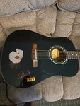 Silvertone Paul Stanley Dark Star Acoustic Guitar Model Ps D1 Bk W/new Case Mint. Fixed Price $375.00.