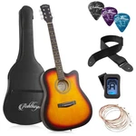 Ashthorpe 41-INCH Beginner Cutaway Acoustic Guitar Package (sunburst), Full S.... Fixed Price $119.14.