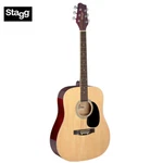 Stagg SA20D-NAT Full Size Dreadnought Student Acoustic Guitar Natural. Fixed Price $169.99.