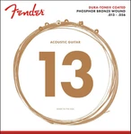 Genuine Fender 860M Phosphor Bronze Dura-tone Coated Strings 13-56. Fixed Price $13.99.