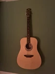 Luna Gypsy Muse Pk Dreadnaught Acoustic Guitar With Case. Fixed Price $110.00.
