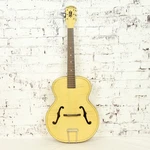 Vintage Harmony H1214 Blonde Archtop Acoustic Guitar W/gig Bag. Fixed Price $599.95.