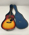 Vtg C1970S Ventura Bruno Model V-11 Japan Acoustic Guitar Sunburst W/ Case. Fixed Price $179.95.