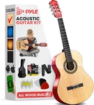 Pyle 30-INCH Beginner Acoustic Guitar Kit, 6-STRING Classical Style Travel. Fixed Price $82.83.
