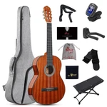 Winzz 4/4 Classical Guitar, 39 Inch Full Size Nylon String For Beginne.... Fixed Price $154.39.