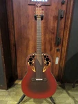 Ovation 1988 Super Adamas 1687-2 Red Acoustic Electric Guitar. Fixed Price $5815.00.