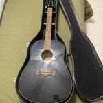 Peavey Black Dreadnought Acoustic Guitar 6-STRING Gloss W/chrome Tuners. Fixed Price $40.00.