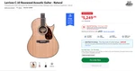 Larriv C-10 Acoustic Guitar Rosewood Back & Sides Serial #134276. Fixed Price $3700.00.