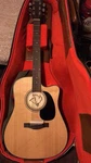 Electric Acoustic Guitar Farida D10CE Natural Old Town Series With Gig Case. Fixed Price $920.00.