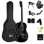 Winzz AF227A 39 Inches Concert Acoustic Acustica Guitar With Full Kit, Delica.... Fixed Price $231.37.