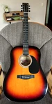 Stagg SW2035B Acoustic Guitar With New Bag. Fixed Price $135.00.