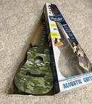 2019 Jazwares First Act Discovery 30" Acoustic Guitar Green Camoflauge Euc. Fixed Price $60.64.