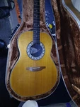 Ovation 1132-4 Acoustic Guitar Dreadnought Natural 6 String W/ Hard Case. Fixed Price $495.00.