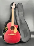 Fender Newporter Player Acoustic Guitar Electric Neck /headstock Candy Apple Red. Fixed Price $499.99.