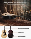 Dreadnought Acoustic Guitar, 39 In, For Beginner Adults. Fixed Price $118.65.