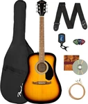 Fender FA-125CE Dreadnought Acoustic Electric Guitar Sunburst W/case New. Fixed Price $269.95.