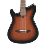 Ibanez FRH10NL L-h Thinline A/e Guitar, Solid Spruce Top, Brown Sunburst Flat. Fixed Price $549.99.