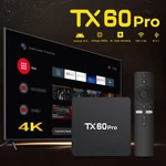 Tv Box 4K Android TX60 Pro 16 Ott Stb 5G. Fixed Price $42.32.