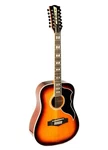 Eko Ranger 12 Dreadnought Vintage Reissue Honey Burst Spruce Top Acoustic Guitar. Fixed Price $336.28.