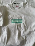Supreme Box Logo White Cotton Men Short Sleeve Crew Neck T-shirt. Fixed Price $36.99.