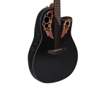 Ovation Celebrity Elite CE44-5 A/e Guitar Black B-stock. Fixed Price $384.99.