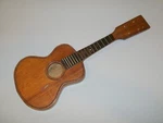 Old Antique Vtg Ca 1900S Folk Art Hand Made Wooden 8 String Uke Parlor Guitar. Fixed Price $166.50.