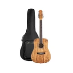 Tario 12 Strings Acoustic Guitar Spalted Maple Top Mahogany Back & Sides Okou.... Fixed Price $281.13.