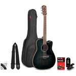 Yamaha A1M Cutaway Dreadnought Acoustic-electric Guitar Pack Transparent Black. Fixed Price $749.99.