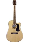 Washburn D-10CEI Dreadnought Cutaway Acoustic-electric Guitar W/ Case & Cord. Fixed Price $300.00.
