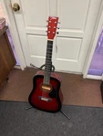Johnson 3/4 Acoustic Guitar Red Sunburst JG-610-R Local Pickup Only. Fixed Price $149.99.