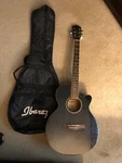 Introducing The Ibanez AEG4JP-BK-27-01 Acoustic-electric Guitar. Fixed Price $180.00.