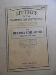 1925 Littig's New Harmony Self Instructor Chords For Hawaiian Guitar Vintage. Fixed Price $19.95.