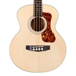 Guild Jumbo Jr Flame Maple Acoustic Bass - Antique Blonde Open Box. Fixed Price $434.99.