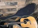 Ventura Acoustic Guitar 1970S V696 With Original Chipboard Case. Fixed Price $479.99.