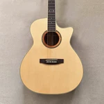 Aosen 40" Acoustic Guitar Spruce Top Bag Bone Nut Purpleheart Fb Sapele Side. Fixed Price $229.99.