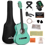 Beginner Acoustic Classical Guitar 38 Inch Nylon Strings Wooden Bundle.... Fixed Price $101.77.