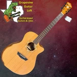Washburn WCG66SCE-O Comfort Series Acoustic-electric Guitar Spalted Maple Cedar. Fixed Price $899.00.