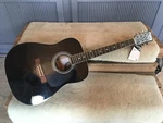 Black Perry Acoustic Guitar Model PD1-BK Serial #LS1313320388. Fixed Price $180.00.