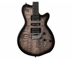 Godin Xtsa Leaftop Electric Guitar - Trans Black. Fixed Price $1799.99.