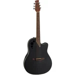 Applause AE44-5S Heritage Elite Mid-depth Acoustic Electric Guitar, Black Satin. Fixed Price $404.00.