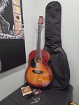 Kona Starburst Left Handed Guitar K39IL-HB Soft Case Strings Accessories Euc**. Fixed Price $159.00.