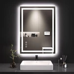 Loaao 24X32 Led Bathroom 32"L 24"W, Mirror (3 Light Modes). Fixed Price $131.77.